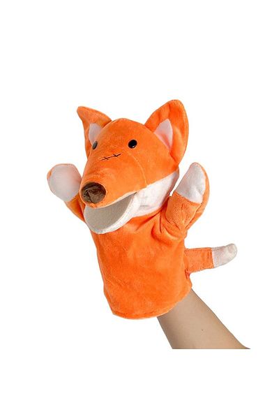 Choice 3 Animal Hand Finger Puppet Plushed Doll Educational Baby Toys Fox Bear Simulator Soft Stuffed Toys.