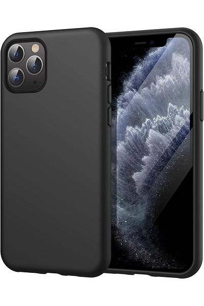 Generic Silicone Case for iPhone 11 Pro Max Silky-Soft Touch Full-Body Protective Phone Case,
