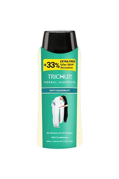 Trichup Herbal Shampoo Anti Dandruff 400ml+132ml free