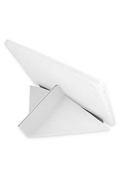 NewFace حافظة سامسونج جالاكسي P610 Tab S6 Lite 10.4 حافظة تابلت مارس مع حامل قلم - رمادي 1494214709