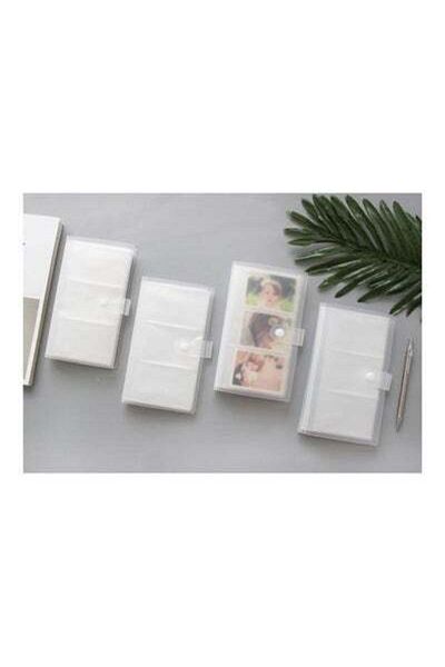 HALAMODO 120-Slot Business Card Holder Clear