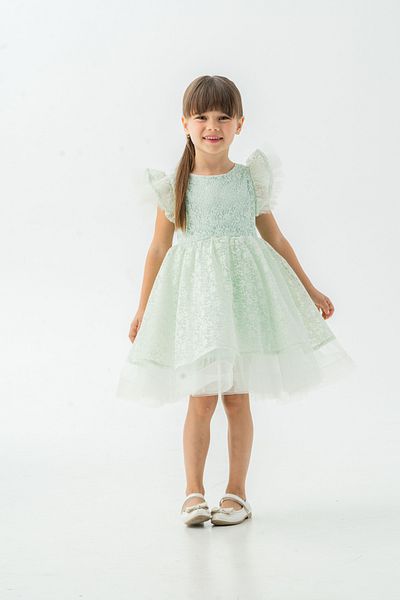 Eray Kids Βραδινό φόρεμα για κορίτσια με δαντέλα με λεπτομέρεια φιόγκου στην πλάτη