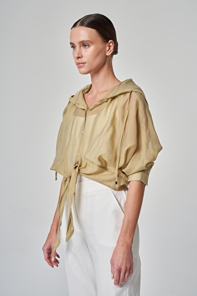 UTOPIAN Kapüşonlu Oversize Bluz