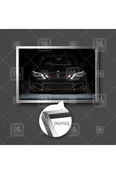 SML TABLO Son Model Asil Araba Spor Araba Bmw 5 Serisi E60 Kasa E 60 Çerçevel...