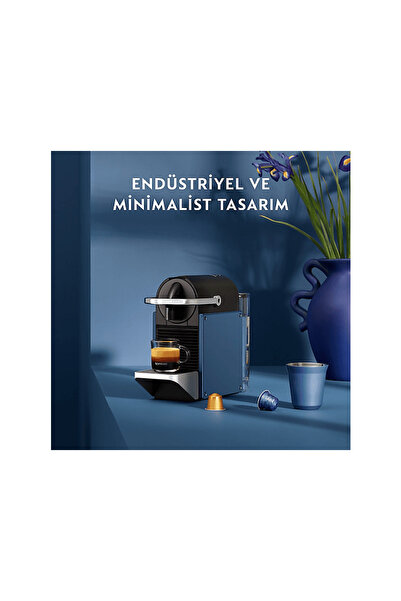 Nespresso D62 Pixie Capsule Coffee Machine Blue