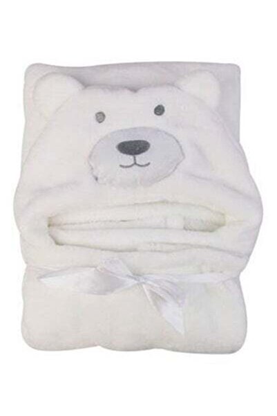 HALAMODO رداء حمام فائق النعومة على شكل دب قطبي ثلاثي الأبعاد