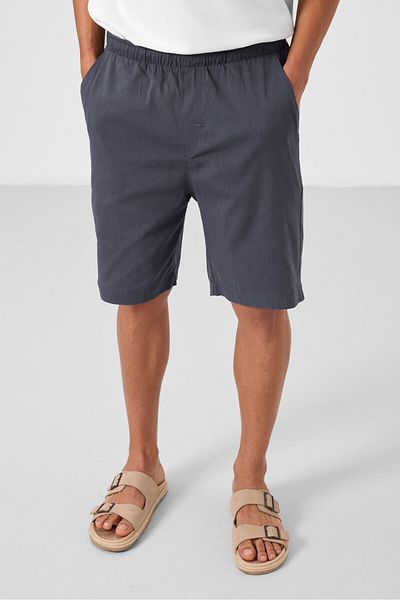 TOMMY LIFE Gray Standard Fit Woven Lightweight Stretchy Chino Men's Shorts - 81291