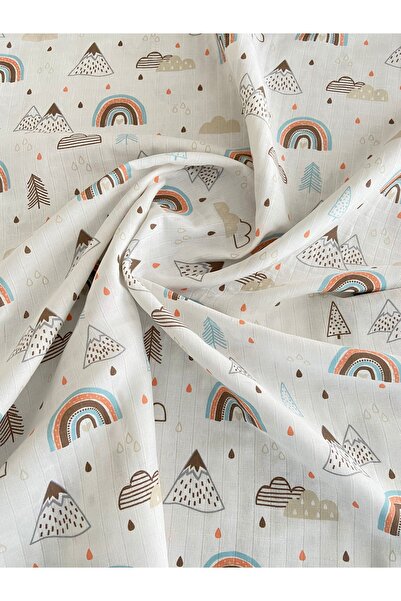 Yusra 90X90Cm Muslin Fabric, Multi-Purpose Baby Blanket, Newborn Swaddle, Nur...