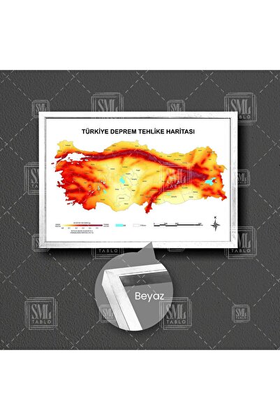 SML TABLO Türkiye Deprem Tehlike Haritası Fay Hattı Tektonik Hareket Çerçevel...