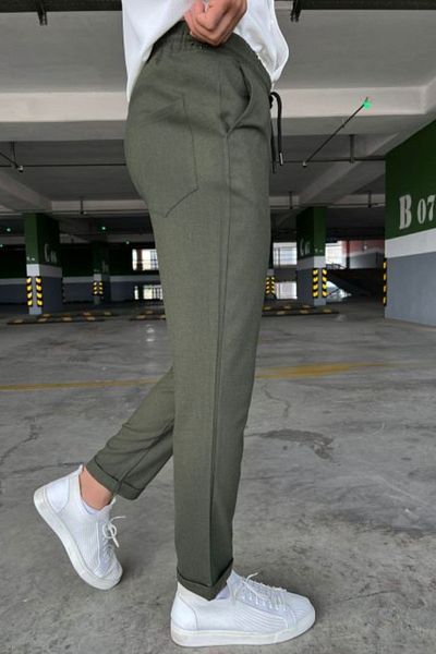 hello7 Ανδρικό παντελόνι Jogger με στενή εφαρμογή διπλού ποδιού
