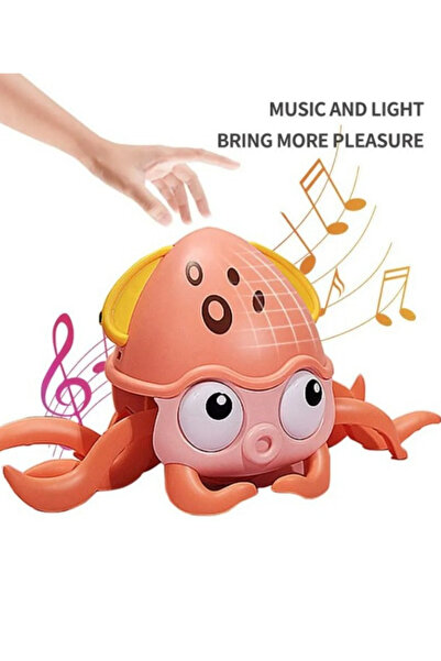 Genel Markalar Emeklemeye Ve Yürümeye Yardımcı | Sensörlü & Sesli Yürüyen Oyuncak Ahtapot