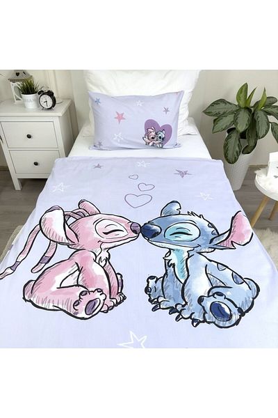 Stitch 2-piece bed linen set, Duvet cover, 100x135 cm, pillowcase, 40x60 cm, Multicolor, Stitch