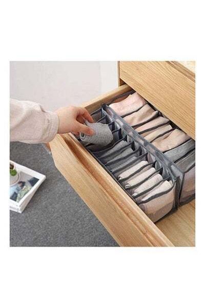 HALAMODO 3 Pack Foldable Drawer Organizer, Closet Organizer Drawer Suitable For Underwear/Underpants/Socks/Br