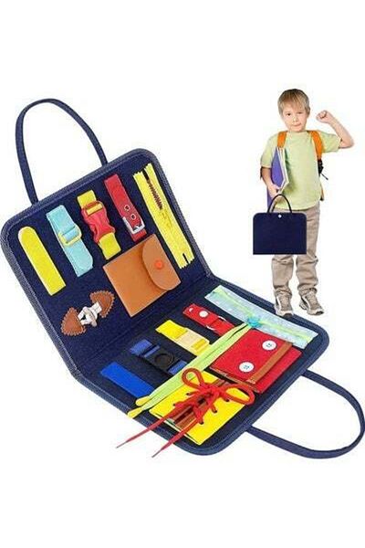 HALAMODO Toddler Busy Board Montessori Toy