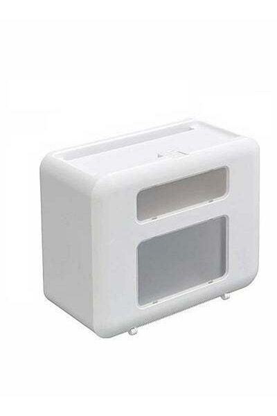 HALAMODO Waterproof Wall Mounted Tissue Box White 29x23x14centimeter