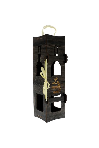 GiftExpress Cutie pentru Vin Lemn Wenge