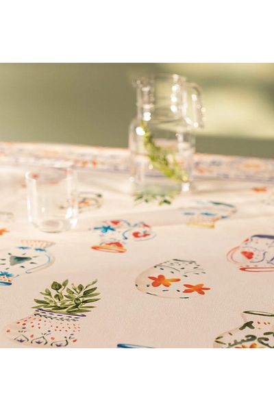 Madame Coco Τραπεζομάντηλο M.C Lendina PVC - Πολύχρωμο - 140x140 cm