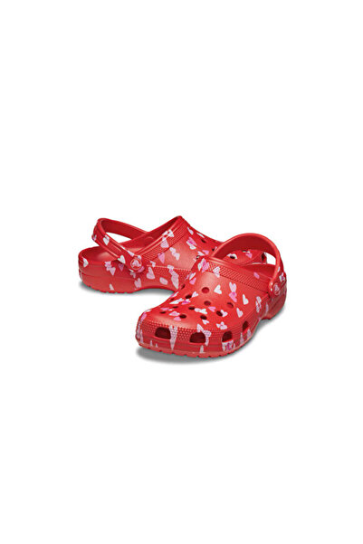 Crocs Classic Vday Clog T Çocuk Terliği 209755-6ZR Kırmızı