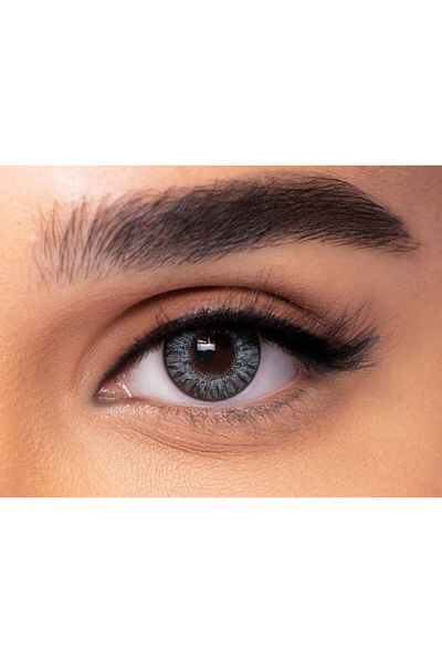 Alcon Freshlook Color Blends Monthly Color Contact Lens - Gray - ( 3 Power)