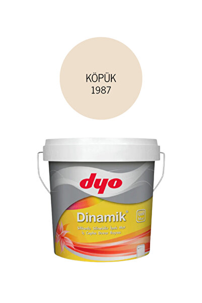 Dyo Dinamik Ipek Mat Silikonlu Iç Cephe Duvar B. Köpük 1987 7,5 Lt./15lt.