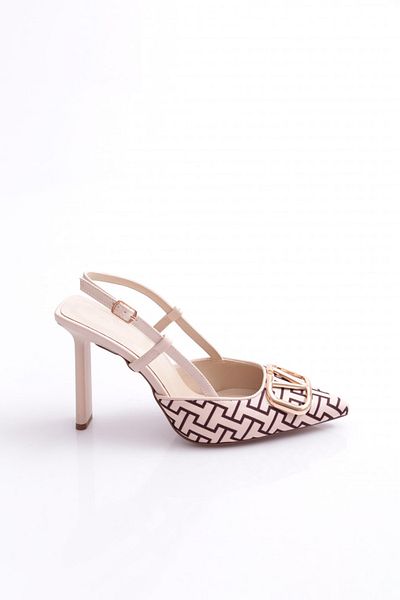 DGN C5025 Women's Back Tie Heeled Shoes