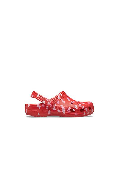 Crocs Classic Vday Clog t Kids Slippers 209755 -6Zr Red
