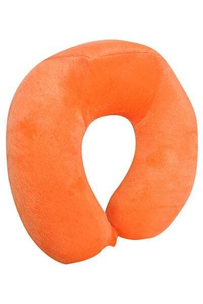 HALAMODO Head And Neck Support Travel Pillow Orange