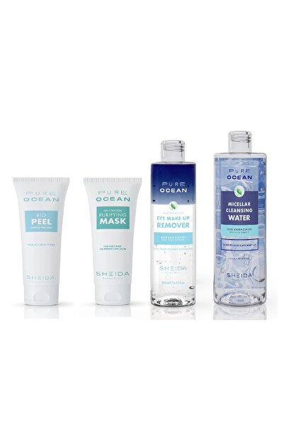 Sheida Pure Ocean Makyaj ,Yüz Temizleme ve Peeling Seti