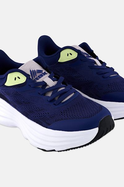 RBX Women Lace Up Brand Logo Outdoor Shoes, Navy