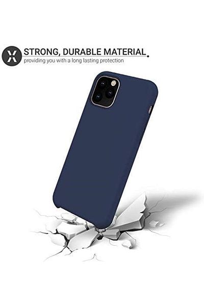 Generic Silicone Case for iPhone 11 Pro Max Silky-Soft Touch Full-Body Protective Phone Case,