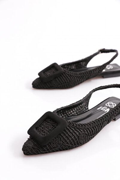 DGN 5001 Women's Buckle Ballerinas