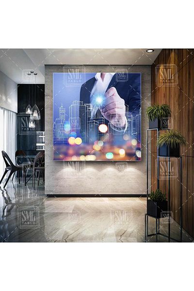 SML TABLO Imobiliare Casa Imobiliare Planificarea orașului Construcții Inginerie Pătrat Pictură pe pânză
