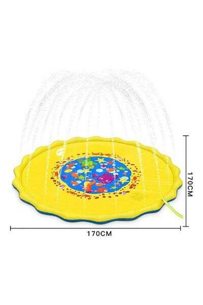 HALAMODO Outdoor Beach Water Toy Sprinkler Spray Pool 170x170cm