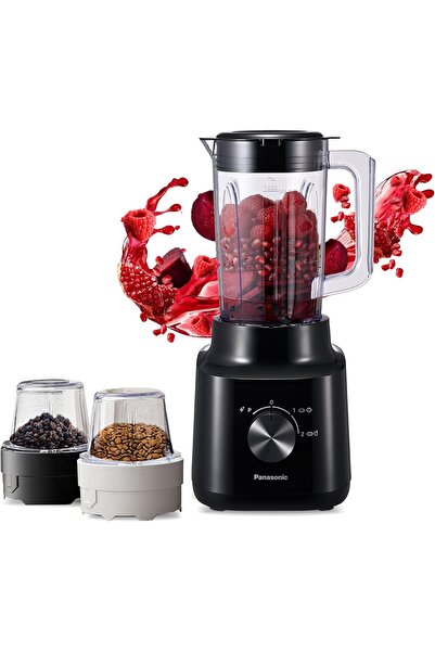 PANASONIC MX-CP3121 Countertop Blender 450W, 1.45L Jug, 2 Dry Mills, 2 Speeds + Pulse, Safety Lock