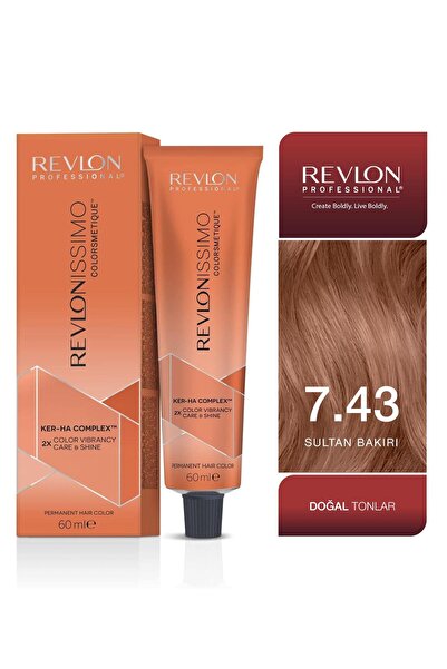 Revlon Professional Revlonissimo Colorsmetique™ CC 7.43 Bakır Altın Orta Sarı...