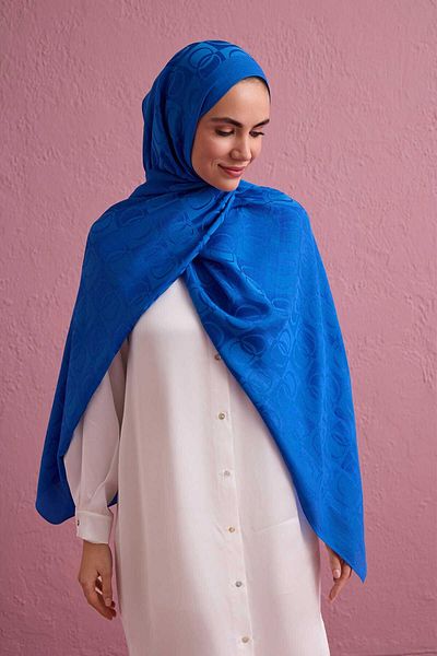 Imannoor Σάλι Naia με σχέδιο Dama70x200 241-3001