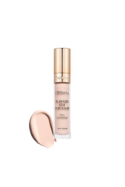 Beauty Creations Corector cu acoperire ridicată și efect de lungă durată Beauty Creations Flawless Stay Concealer C1, 8g