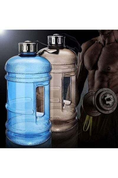 HALAMODO Outdoor Sports Water Bottle Black 2.2L