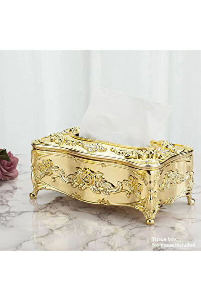 Choice صندوق مناديل أوروبي ذهبي B، صندوق استخراج مناديل لمطعم فندقي فاخر، غرف...