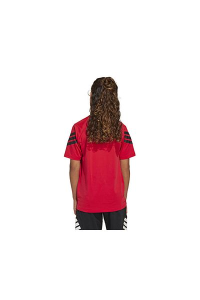 adidas J Spr Tee Kids Football T-Shirt Jd0117 Red