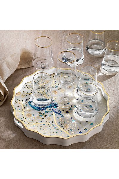 Schafer Aria Tray 1 Piece-White