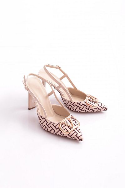DGN C5025 Women's Back Tie Heeled Shoes