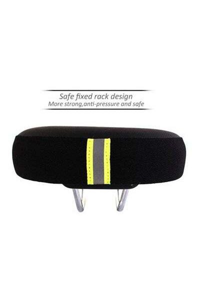 HALAMODO Curve Rail Shaped Bike Seat 19x16.5x9cm