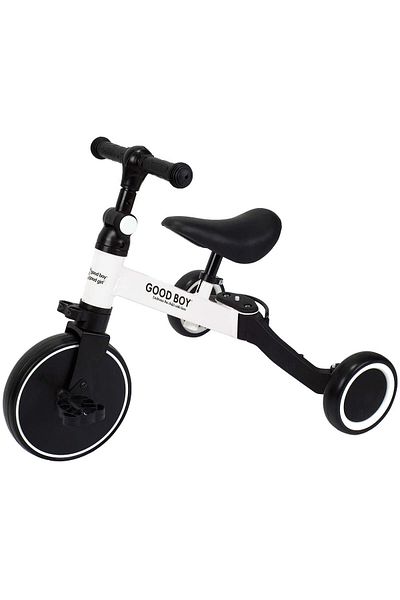 ACTION ONE Tricicleta transformabila in bicicleta fara pedale Milo, alb