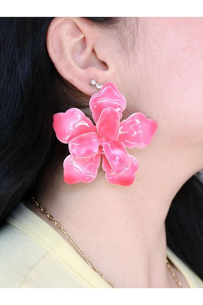 Reorah Collection Big Orchid Earrings