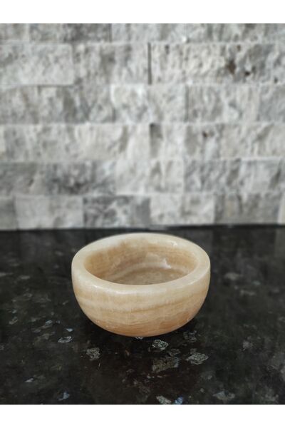 Zeybek Marble Μπολ από πραγματικό μάρμαρο ονύχιο & διακοσμητικό μπολ