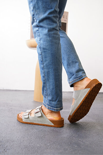 Daxtors Повсякденні ортопедичні унісекс тапочки Arizona з подвійною пряжкою