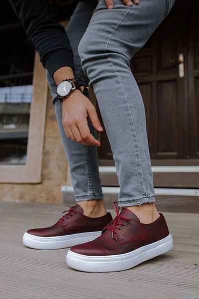 TB Terzi Bey Tb005 Cbt Pıttı Men's Shoes Claret Red