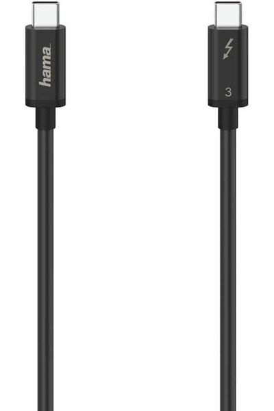 Hama 200661 Thunderbolt-3 20 Gbit/s USB C Cable 1 m