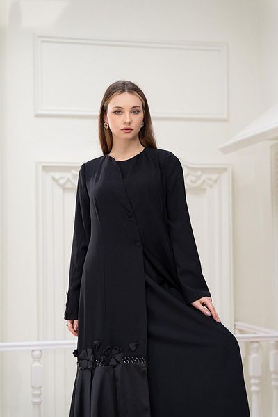 YAFA CLOTHING & ACCESSORIES Dressabaya Double Suit Black